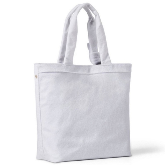 Stoney Clover Terrycloth Embossed Beach Tote White - Picture 2 of 11